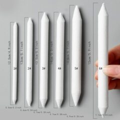 Factory Direct Sale Sketch Paper Eraser 6-Pack Erasing Pencil for Painting and Rubbing 6-Pack Eraser Pencil Wholesale