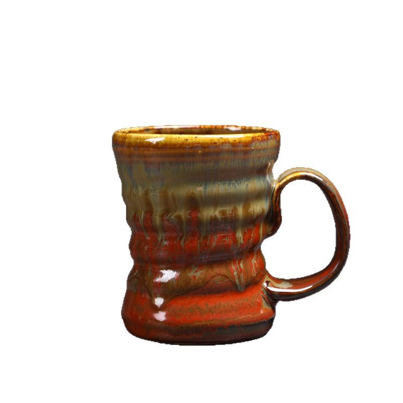 Middle Eastern Style Ceramic Mugs Wholesale, Vintage Kiln-Fired Mugs, Small-Quantity Top Quality Water Cups_voghion.com