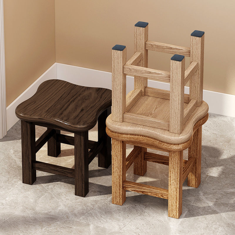 小木凳实木小凳子家用客厅茶几矮凳创意板凳子成人方凳时尚儿童椅