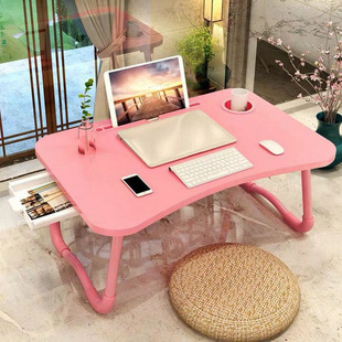 Simple Foldable Table Bed Small Desk Student Lazy Portable Computer Desk Manufacturer Wholesale Free Shipping Panel Type