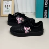 Leather Black Stitch Style 2 Pink