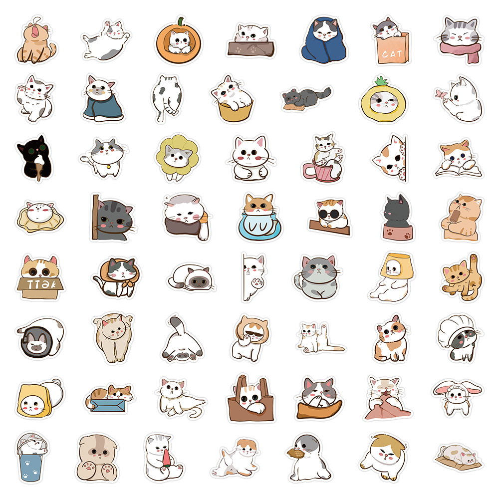 21g Weight Stickers Stationery Type 1 Set Quantity Learning Occasion PVC self-adhesive Material Animal, Cartoon Pattern Cute Style 1 Set Animal Cartoon Learning PVC Self-adhesive Cute Stickers 11
