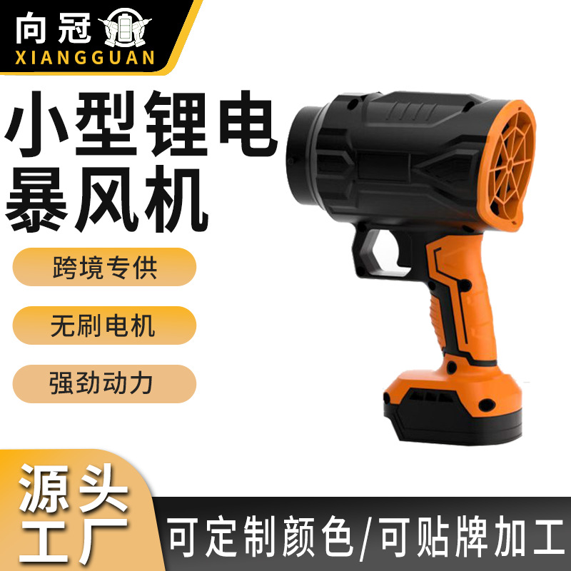 Cross-Border Supply of High-Power Multi-Speed Lithium Battery Blower, Snow Blower, Handheld Industrial Blower, Small Electric Blower