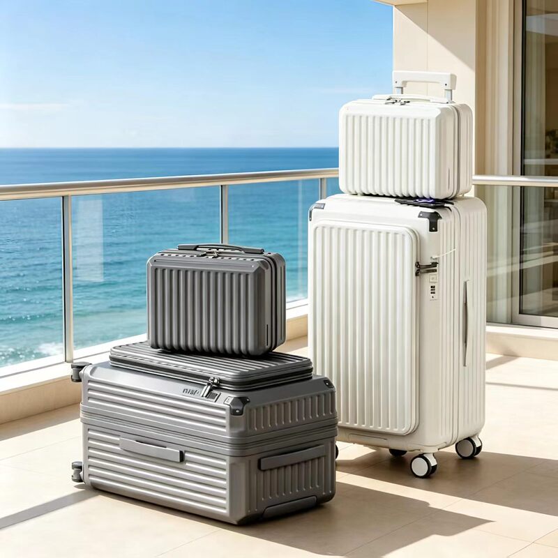 Side-Opening Large-Capacity Expandable Five-Wheel Suitcase for Men and Women, Checked Luggage Trolley Case with Combination Lock, Travel Suitcase 28inch Side-Opening Large-Capacity Expandable Five-Wheel Suitcase for Men and Women, Checked Luggage Trolley Case with Combination Lock, Travel Suitcase 28inch