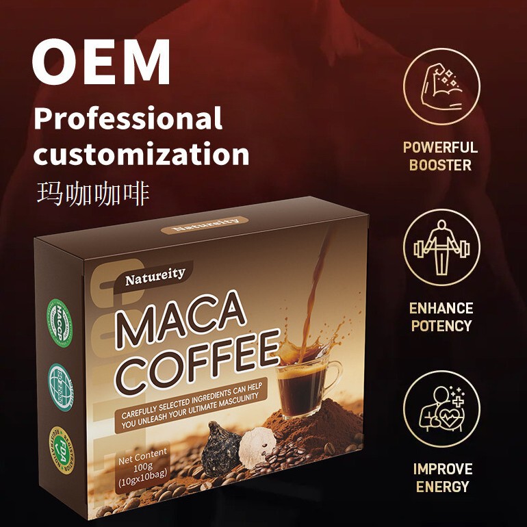 Cross-Border Tk Amazon Hot-Selling Maca Coffee Natureity Genuine Coffee Individually Packaged