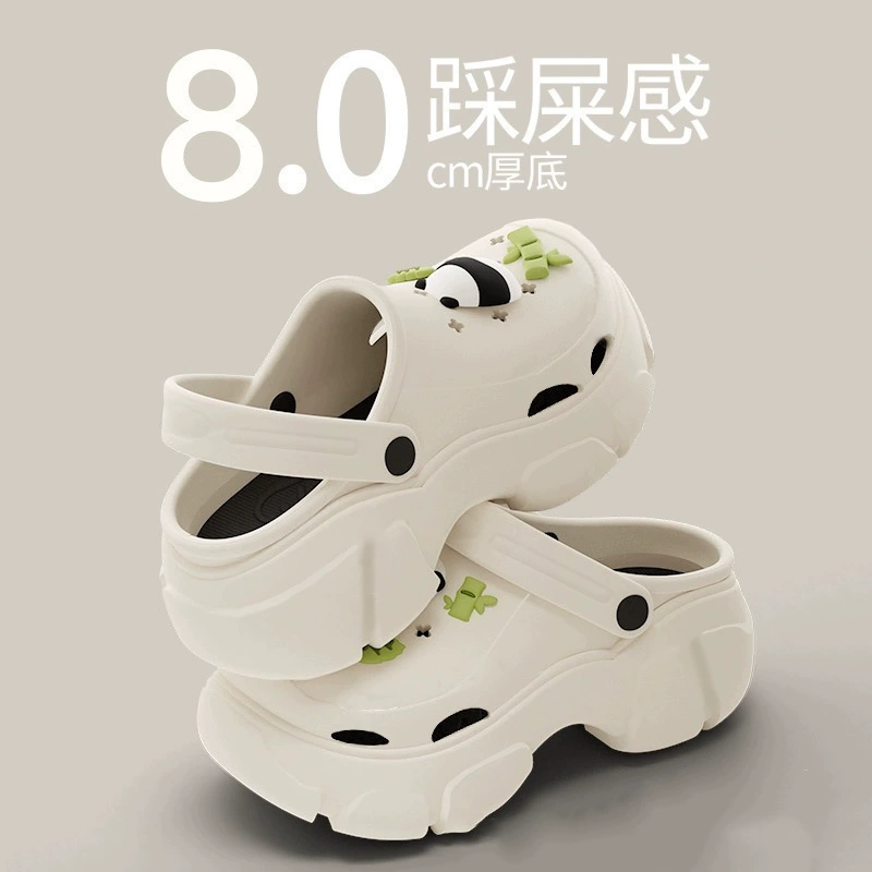 Оптовая продажа с фабрики милая панда eva нескользящая обувь с толстым дном