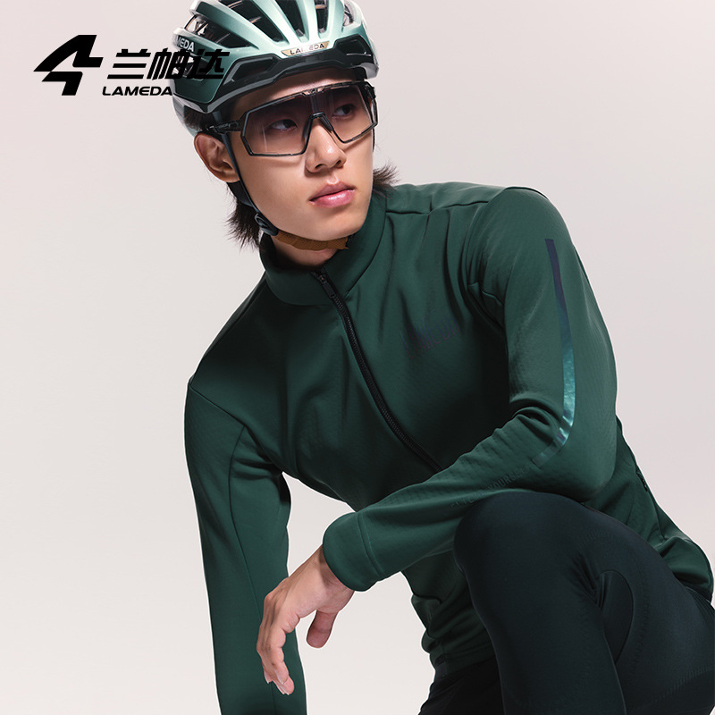 Winter Velvet Long-Sleeve Mountain Bike Jersey 3
