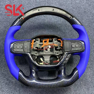Suitable for Dodge Ram Tyrannosaurus TRX carbon fiber steering wheel modification car steering wheel change cross-border supply (Steering wheel)