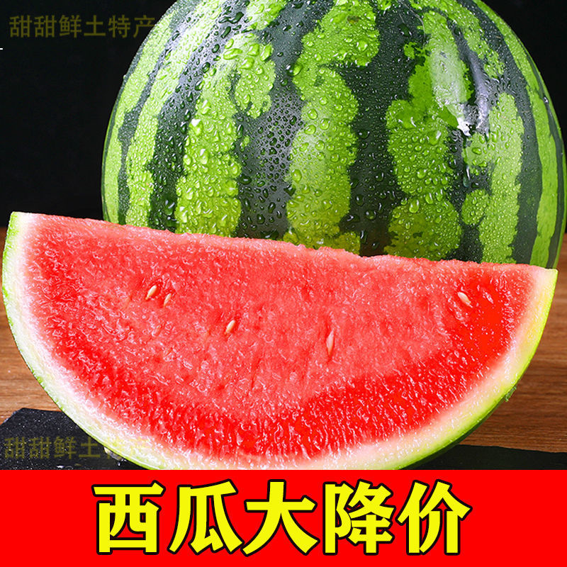 watermelon wholesale Price reduction 8424 unicorn Rock sugar fresh Season Thin fruit Seed melon Independent