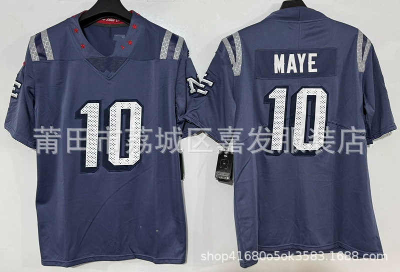 Внешнеторговое предложение футбольная майка Пэтриотс 12# BRADY10#MAYE #11