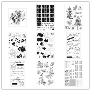Amazon Hot Christmas Snowman Bell Metal Cutting Die Transparent Silicone Seal DIY Hand Account Material