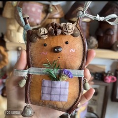 榼藤豆荚手工diy植物摇摇钥匙扣挂件摆件可爱丑萌复古送朋友礼物