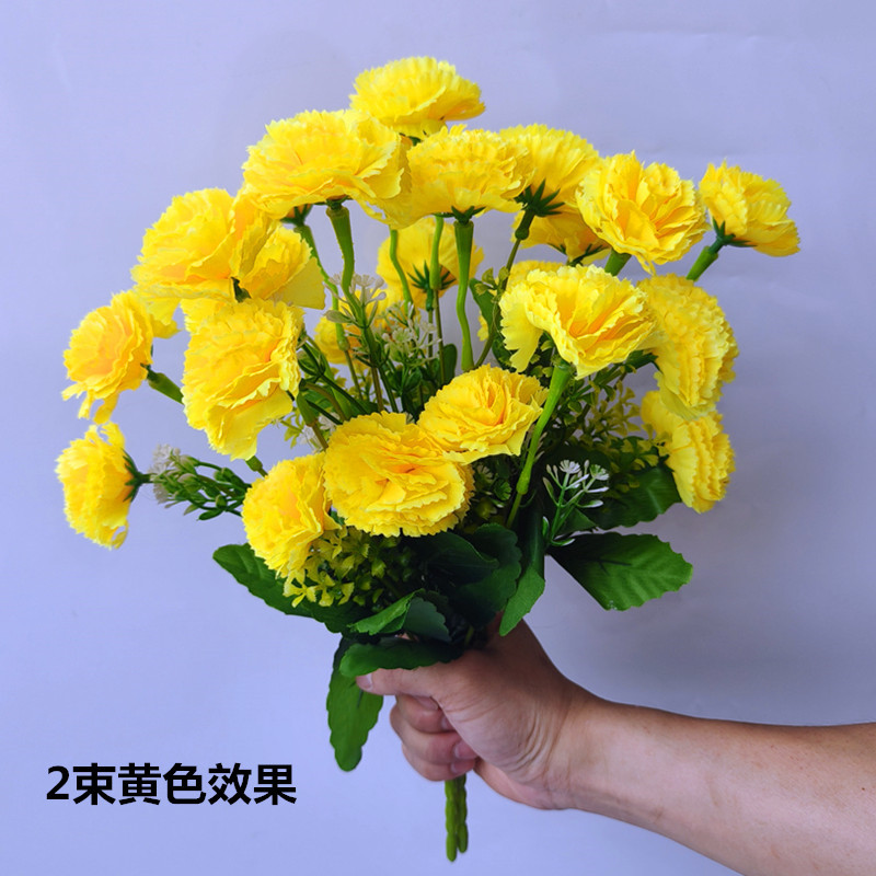 Reunión deportiva, actividades estudiantiles, baile, flores falsas coloridas, flores de plástico, flores de seda, baile, accesorios, ramo de simulación