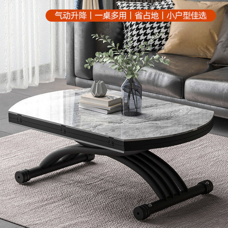 多機能昇降コーヒーテーブルとダイニングテーブル、オールインワンの小さなリビングルーム、家庭用の丸い取り外し可能な折りたたみロックボード|undefined