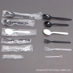 Fruit Forks, Disposable, Individually Packaged, Transparent Plastic Small Forks, Crystal Dessert Cake Forks, Fruit Picks, Fruit Forks