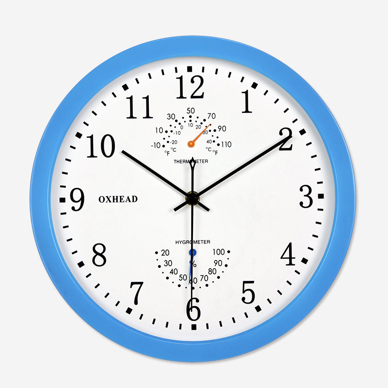 Higrómetro de suministro transfronterizo Reloj de pared moderno minimalista sala de estar mudo reloj decorativo Reloj de pared
