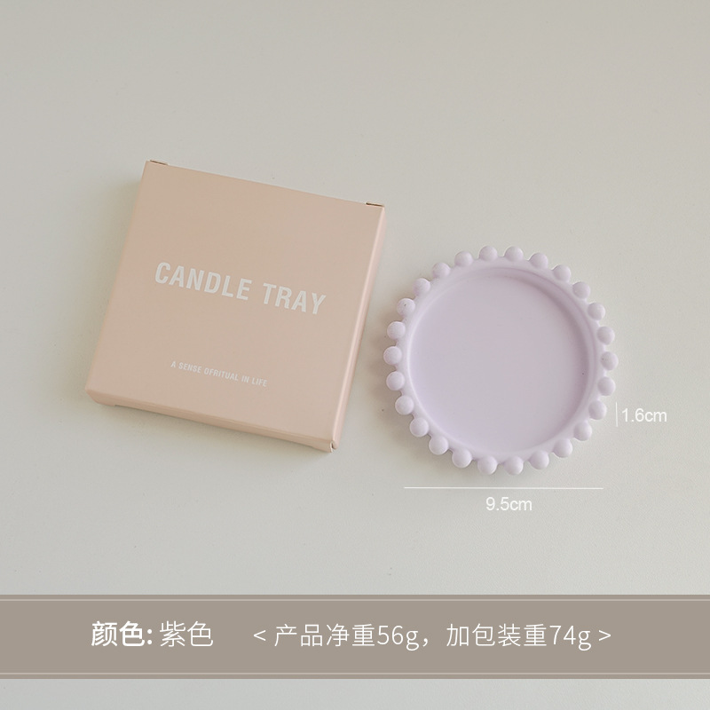 Inswind Magnetic Strip Candlestick Ornamento de modelado creativo a mano transfronteriza bandeja de vela de banano