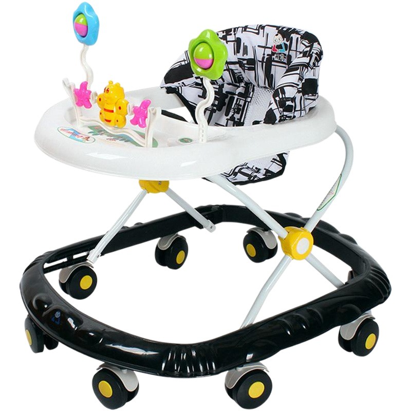 Andador para bebés, niños y niñas, antivuelco, multifuncional, plegable para 6-12 meses