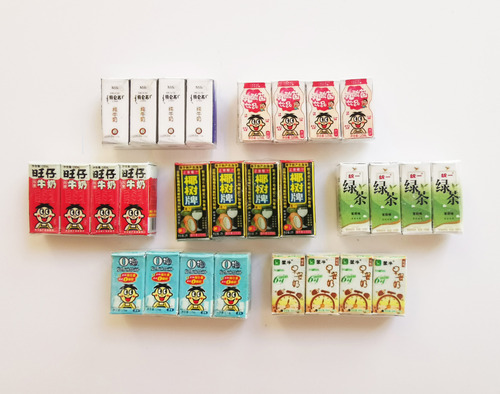 12 points doll house simulation mini snack instant noodles potato chips spicy strips candy ice cream supermarket concession stand