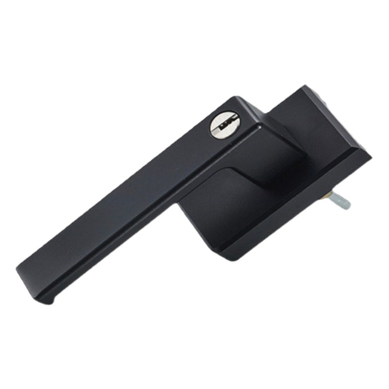1618 extremadamente estrecho plano abierto especial en forma de puerta de vidrio de aleación de aluminio Baño Cocina inodoro plano abierto cerradura de puerta universal con llave