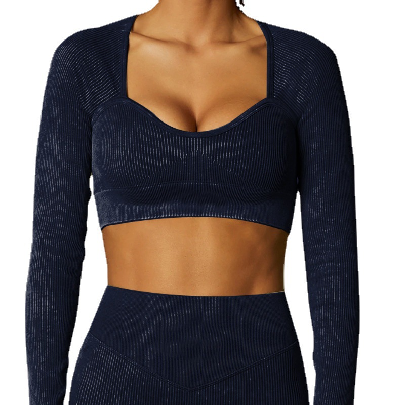 现货 新款ins欧美磨砂运动文胸提臀长裤短款瑜伽短裤瑜伽服套装女