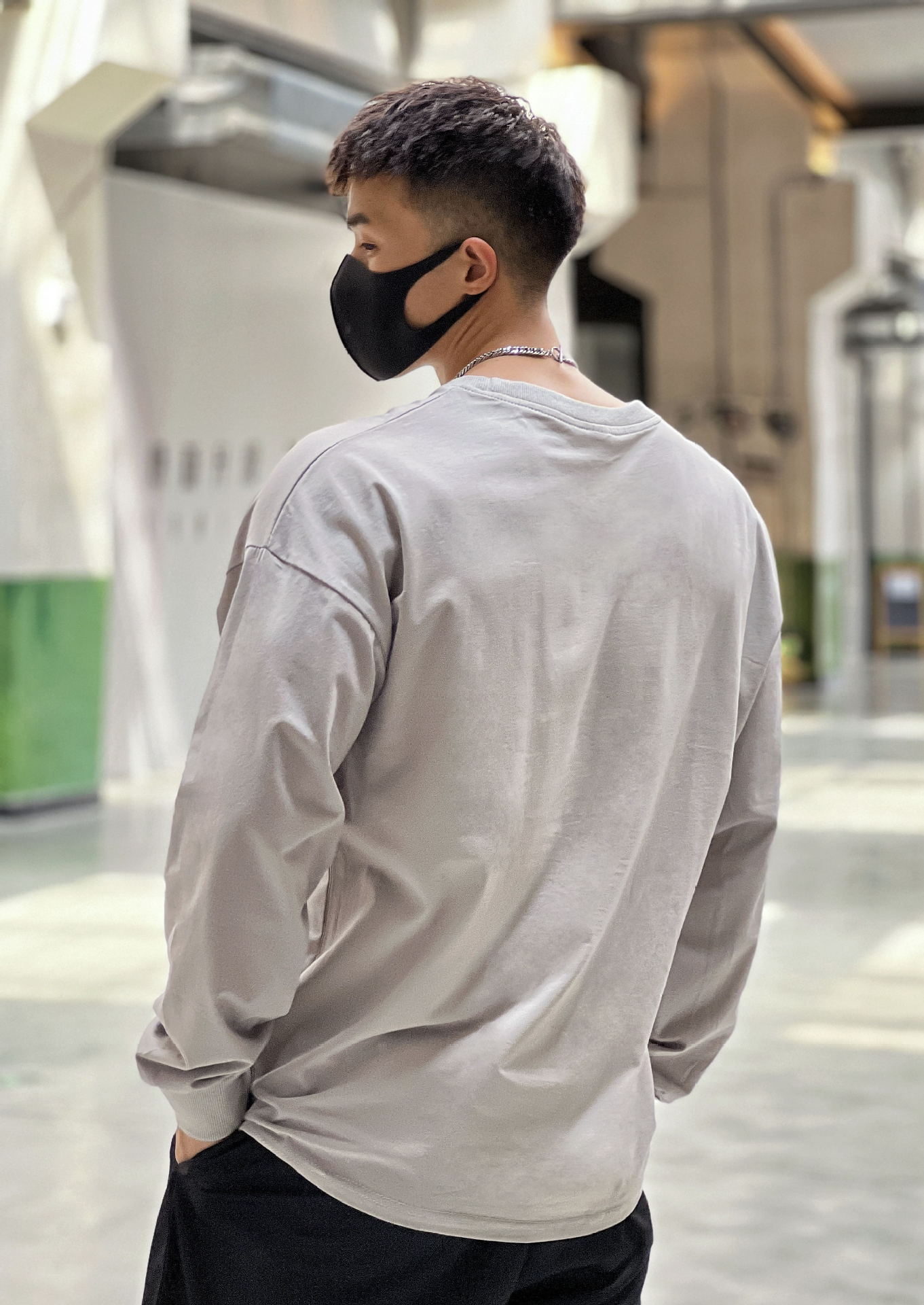 Men's Trendy Loose Fitting Fitness Clothing Long Sleeved T-Shirts Casual Training Sportswear Pullovers Sweatshirts Thin_viptrois.com
