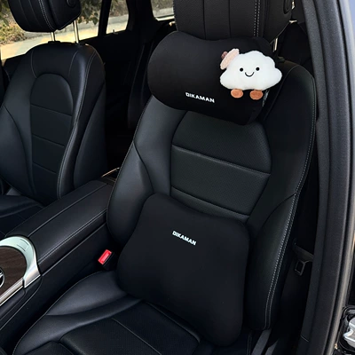 Headrest — Decoration, Suitable for All Seasons - light-coffee-hat-cloud-right-black-neck-pillow-lumbar-support