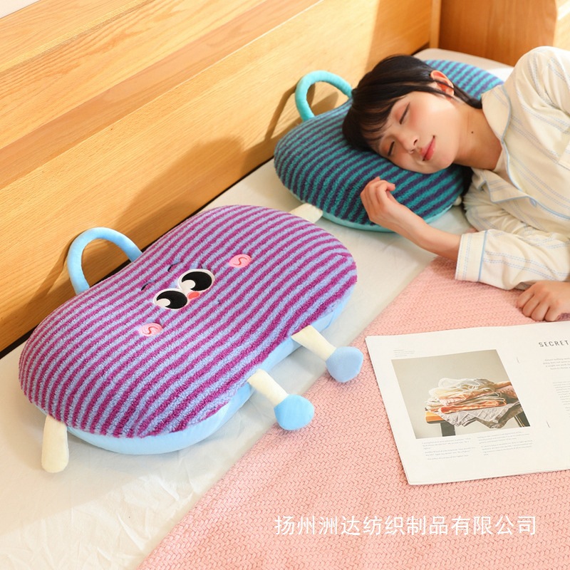 Almohada de Espuma de Memoria para Siesta con Hueco para Manos para Oficina y Dormitorio