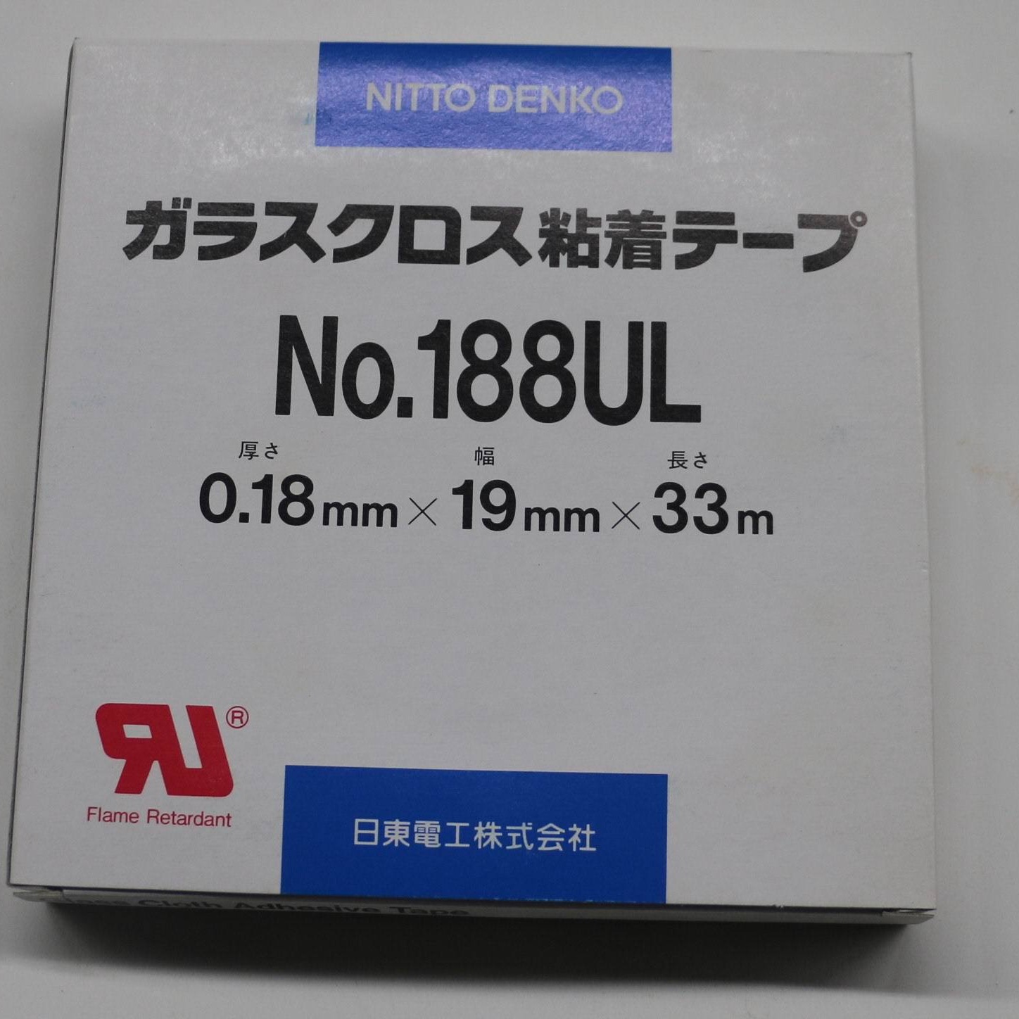 日东玻璃纤维粘合胶布NITTO 188UL 高温玻璃布胶带