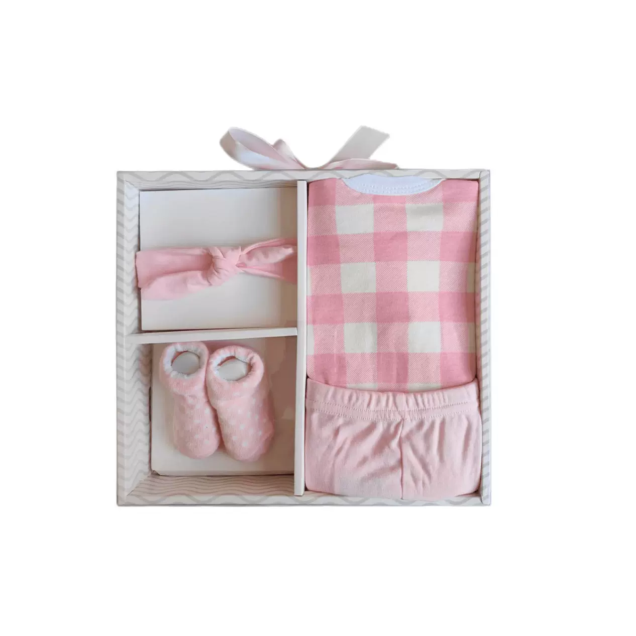 新生儿礼盒套装棉质长袖哈衣爬衣男女宝款4件套套装舒适可爱