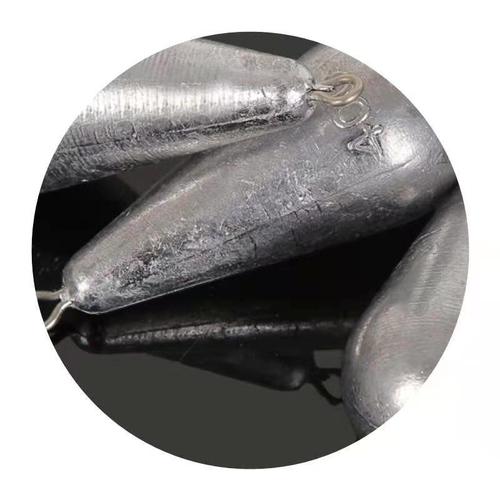 Cross-border wholesale water drop lead pendant fishing gear accessories lead skin fishing enough gram lead pendant anti-hanging bottom water drop hanging ring lead pendant