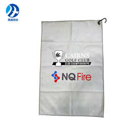 厂家供应高尔夫毛巾超细纤维易携带吸水吸汗超细纤维毛巾现货直发