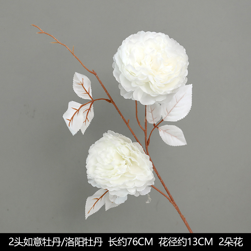 白い造花シーンアレンジメント花の造花ブーケ装飾造花造園アジサイシルクフラワー装飾花|undefined