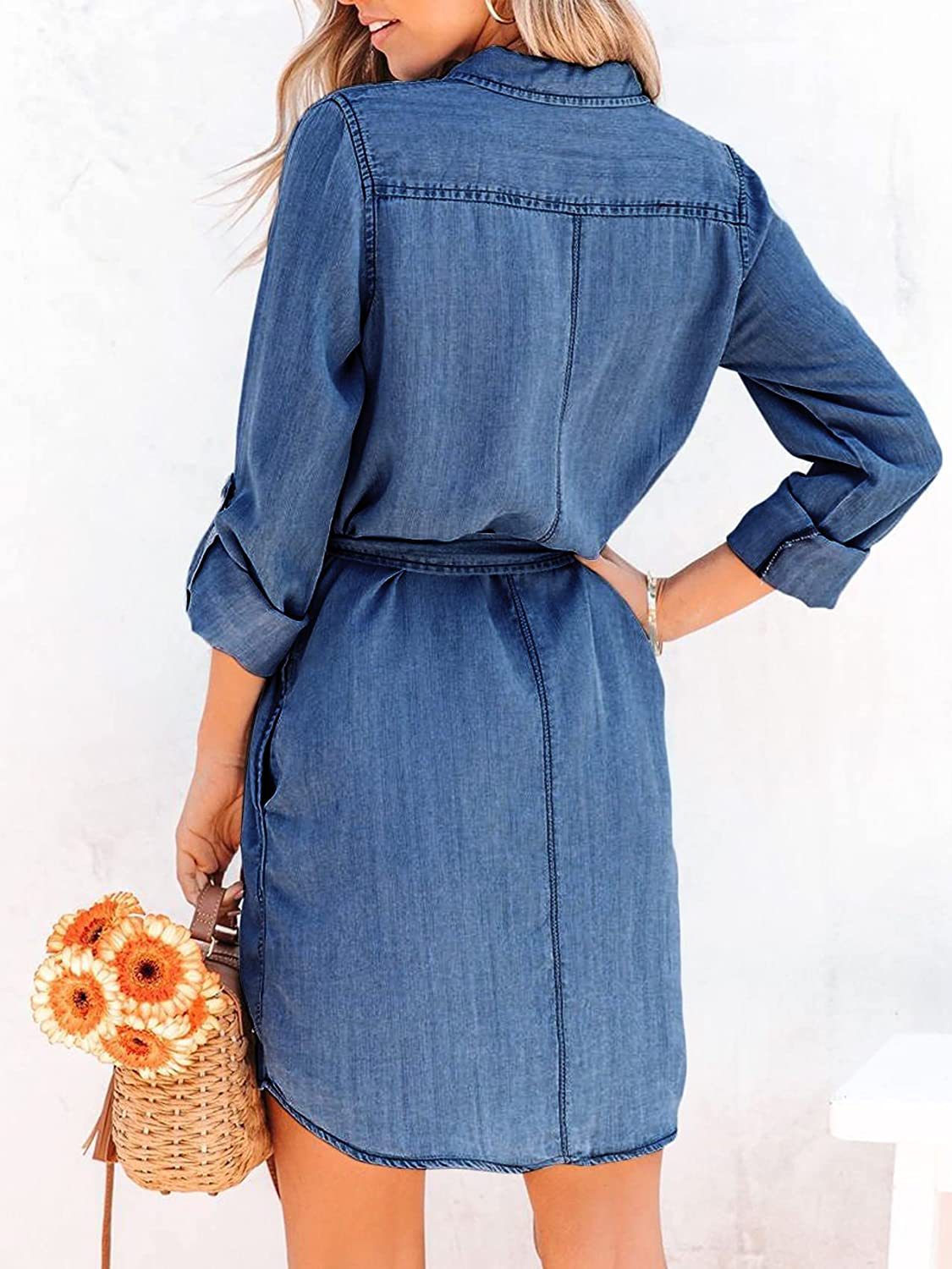 Casual Denim Blouse