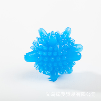 undefined6 Washing ball Washing machine Clothing Clean ball 4.5cm solid PVC Magic power decontamination Twine clothesundefined