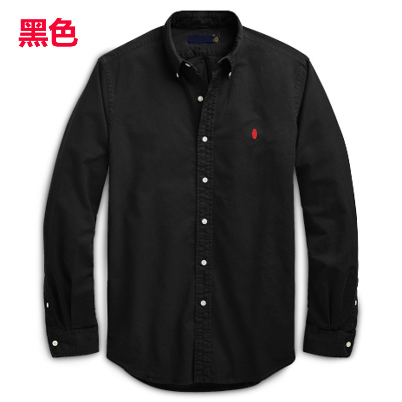 男性の長袖の白いAFTMGTEY & BAOLUOオックスフォードの織物の純色の紳士服の純綿の長袖のシャツの上着|undefined
