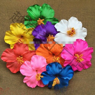 Bohemian Frangipani Flower Head Flower Jewelry for Women with Sweet Edges and Beach Vacation Flower Hairpin Headband*