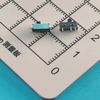 拨动开关耐高温小型两档玩具开关七脚卧式贴片微型滑动拨动开关