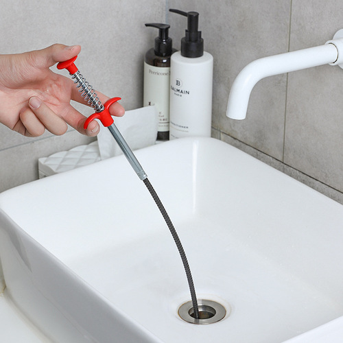 Sewer unclogging artifact kitchen floor drain blockage cleaner toilet toilet universal pipe special tool
