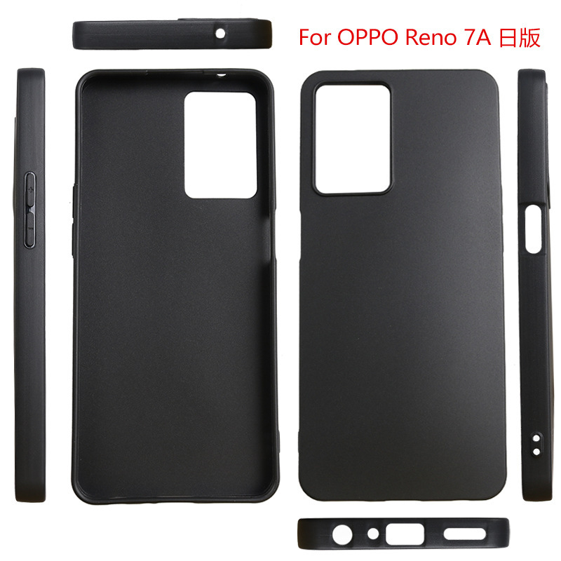 Suitable for Oppo Reno 7A Japanese Version 9A Transparent 5A Fully Frosted 3A Mobile Phone Case Tpu Edge Material a Protective Cover