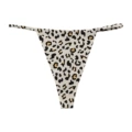 Leopard Print on White Apricot Base with Cream Dots