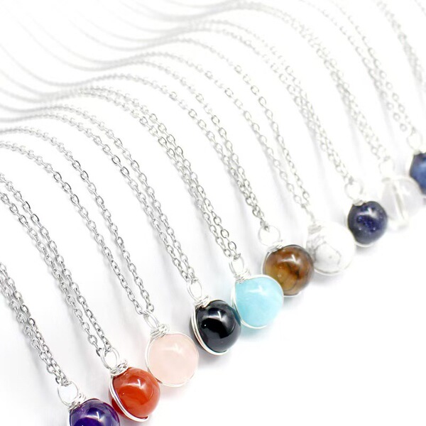 Onyx sapphire children's pendant stainless steel