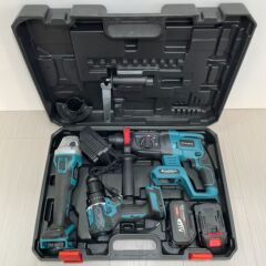 (代発番号131台可) 対外貿易セット電動工具リチウム電気工具3点セット (MTソケット)