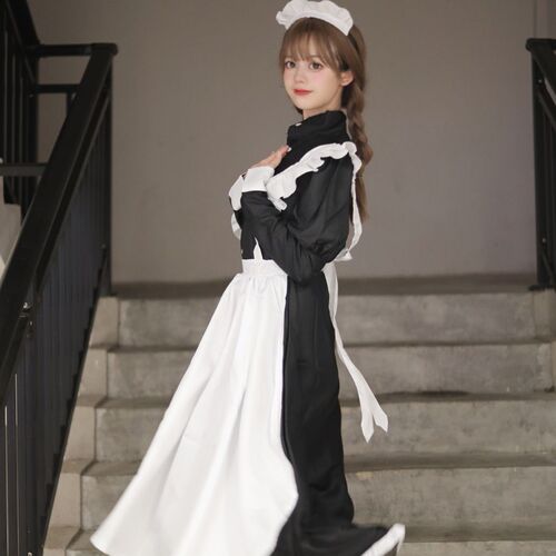 Men wear maid outfits, women dress up, cosplay costumes, cute Lolita transvestite cafe cross-dressing