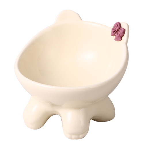 Super cute cat bowl ceramic cat bowl dog bowl cat rice bowl pet supplies cat eating rice bowl cat food bowl cat bowl cat bowl