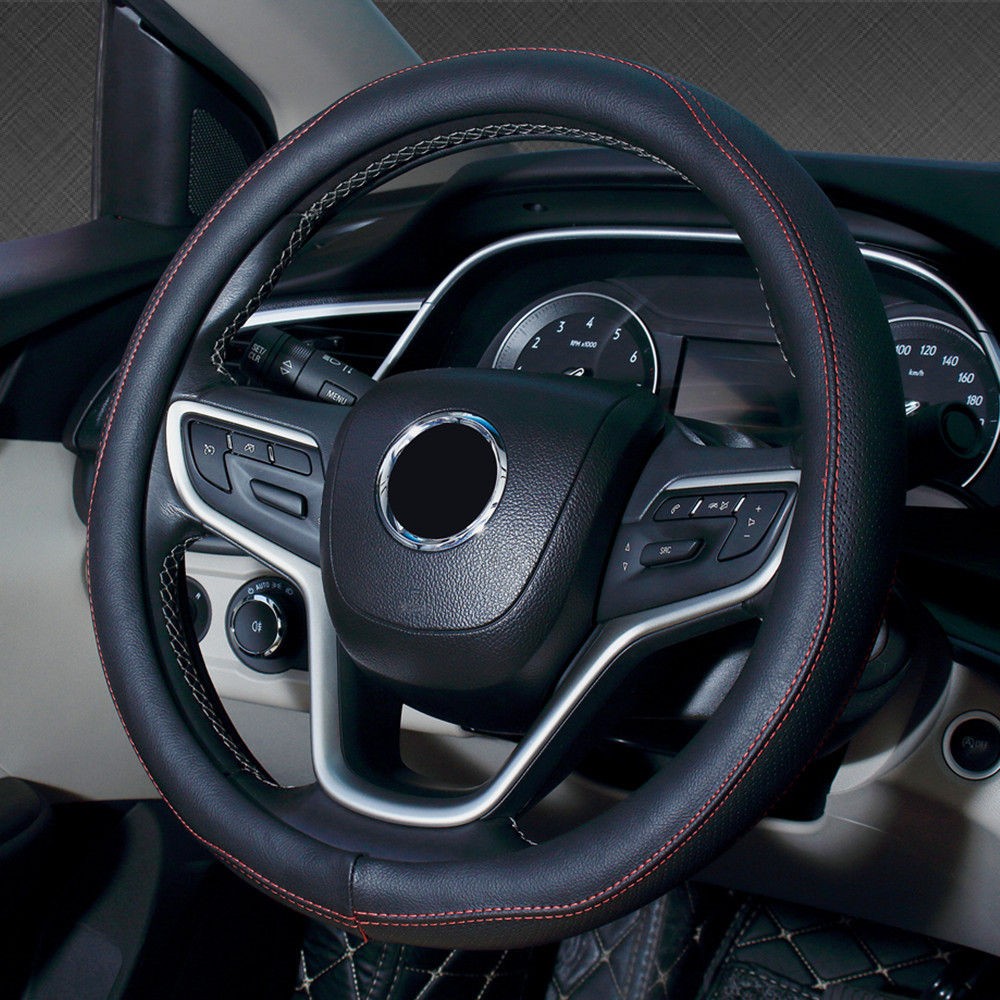 automobile Steering wheel cover Four seasons currency M 38cm The car handle grip vehicle decorate Supplies non-slip Leatherwear Cross border