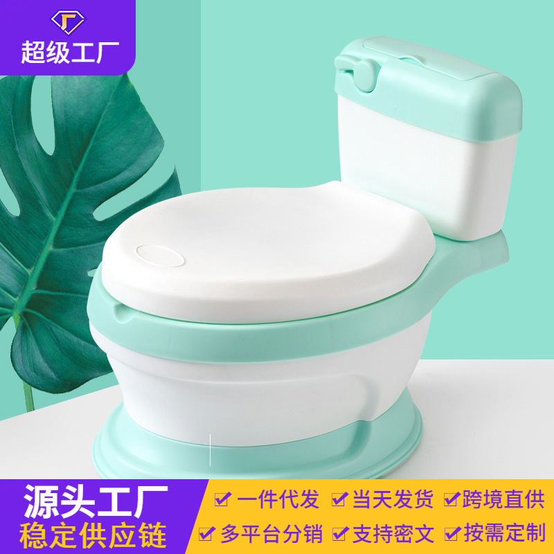 Hombres y niñas que van al baño más grande inodoro de imitación infantil taburete infantil urinario inodoro infantil