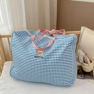 South Korea ins large capacity kindergarten quilt storage bag children's bedding quilt bag clothing organizing luggage bag tide