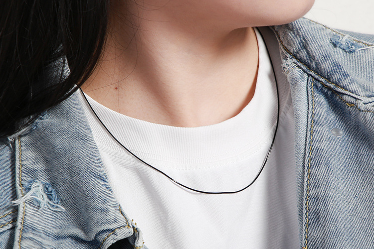 Fashion Simple Titanium Steel Snake Chain Gold Plated Necklace_colorza_4