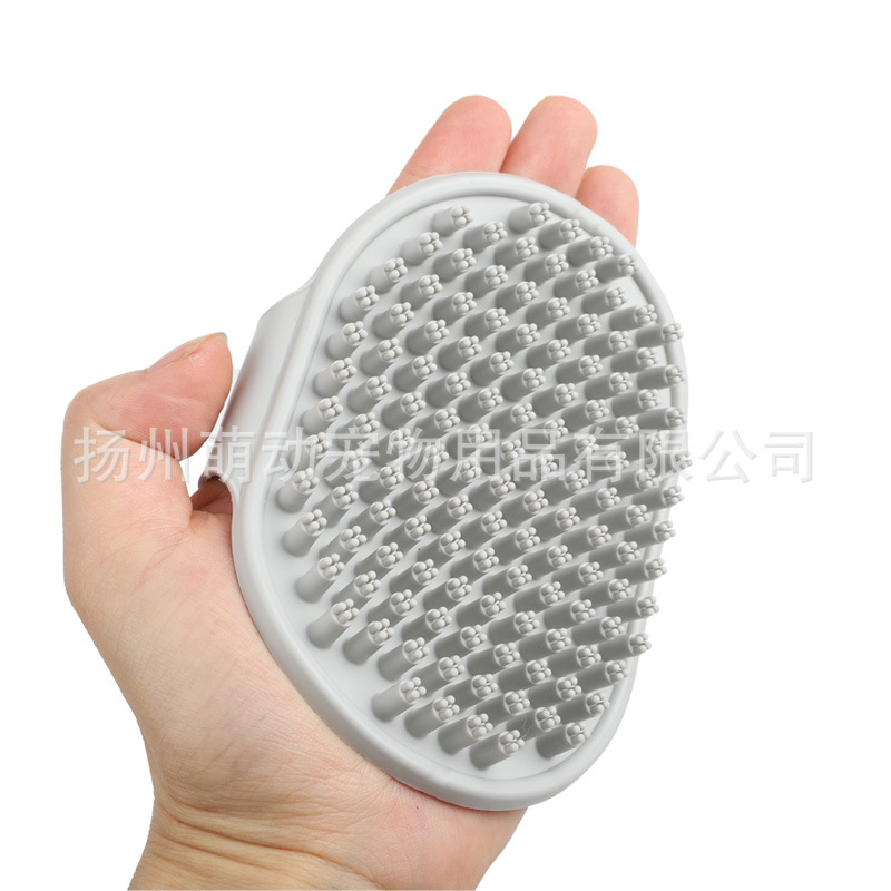 Suministro directo de fábrica spot cepillo de baño para mascotas cepillo de masaje de baño guantes de gato cepillo de eliminación de pelo de gato cepillo de pelo de gato al por mayor
